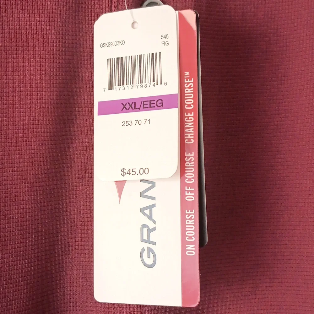 Men Burgundy Polo Size XXL-EEG - Picture 4 of 4